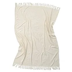 Koce - Veya cotton throw (krem)
