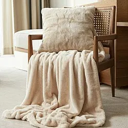 Koce - Aranga Super Soft Throw (beżowy)