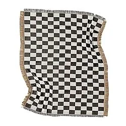 Koce - Wallace Tapestry Blanket (czarny/biały)