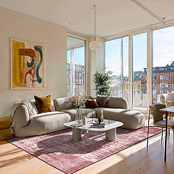 Dywan płasko tkany - Elira (czerwony)