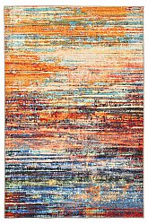 Dywan płasko tkany - Kazea (pomarańczowy/wielokolorowy)