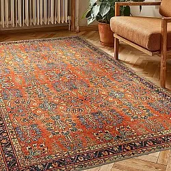 Dywan płasko tkany - Yasirah (pomarańczowy)