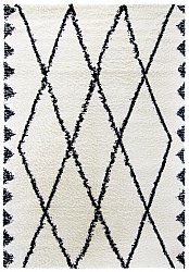 Dywany shaggy - Alia (czarny/biały)