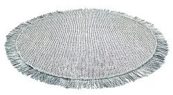 Okrągły dywan - Pike (niebieski)