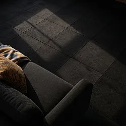 Wykładzina dywanowa - Almeria Płytki dywanowe 24 szt. (czarny)