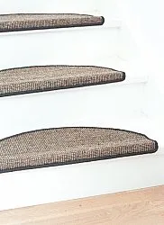 Dywan na schody - Salvador 28 x 65 cm (brązowy mix)