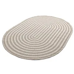 Dywan owalny - Indoor/outdoor Leander (beżowy)