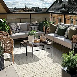 Shaggy Indoor/Outdoor - Oneida (krem)