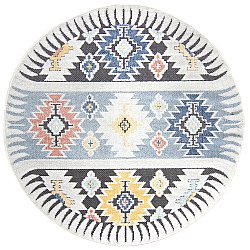 Okrągły dywan - Indoor/Outdoor Sahara (niebieski/multi)