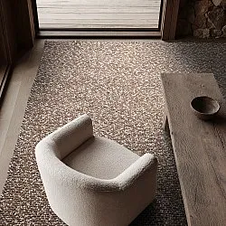 Dywaniki na zewnątrz / do wewnątrz - Orta Wool Look (brązowy)