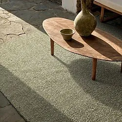 Dywaniki na zewnątrz / do wewnątrz - Orta Wool Look (zieleń mchu)