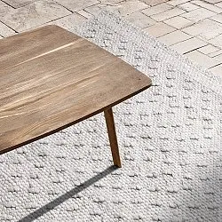 Dywaniki na zewnątrz / do wewnątrz - Todi Wool Look (szary/beżowy)