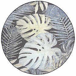 Okrągły dywan - Indoor/Outdoor Maui (czarny/multi)