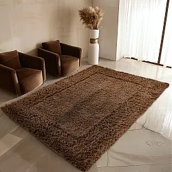 Dywany shaggy - Aline Natural Cotton Shaggy (brązowy)