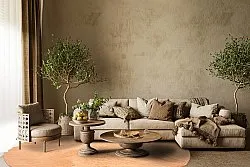 Okrągły dywan - Cloud Super Soft (terracotta)