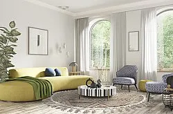 Okrągły dywan - Dover (beige)