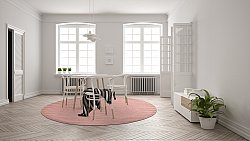 Okrągły dywan - Hamilton (Coral Pink)