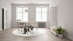 Okrągły dywan - Hamilton (biały)