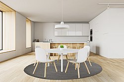 Okrągły dywan - Hamilton (Asphalt)