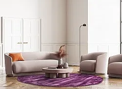 Okrągły dywan - Jodhpur Special Luxury Edition (fioletowy)