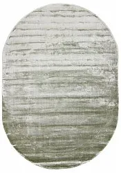 Dywan z wiskozy owalny - Jodhpur Special Luxury Edition (zielony)