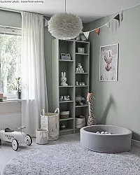 Okrągły dywan - Cosy (srebro)