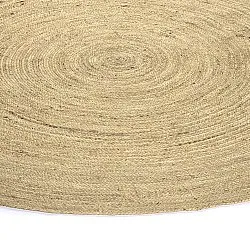 Okrągły dywan jutowy - Amasia (natura)