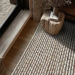 Dywany z juty - Bally Jute/wool Bubble (natura/biały)