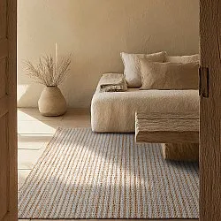 Dywany z juty - Howrah Braided Jute (natura/biały)