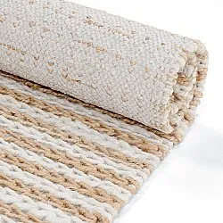 Dywany z juty - Howrah Braided Jute (natura/biały)