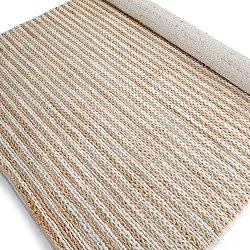 Dywany z juty - Howrah Braided Jute (natura/biały)
