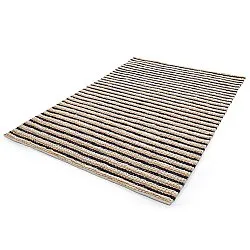 Dywany z juty - Howrah Braided Jute (naturalny/biały/czarny)