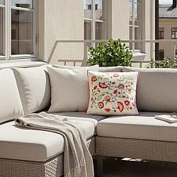 Poszewka na poduszke - Kalmar Embroidered Cushion Cover (wielokolorowy)