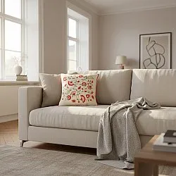Poszewka na poduszke - Kalmar Embroidered Cushion Cover (wielokolorowy)