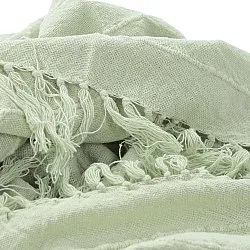 Koce - Nalani cotton throw (jasnozielony)