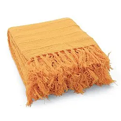 Koce - Nalani cotton throw (pomarańczowy)