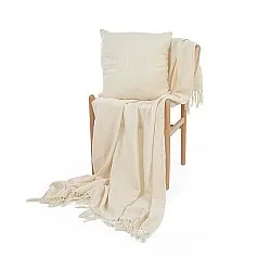 Poszewka na poduszke - Veya cotton cushion cover (krem)