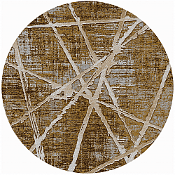 Okrągłe dywan - Lagos (brązowy)