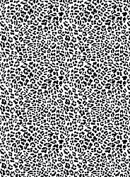Dywan Wilton - Leopard (czarny/biały)