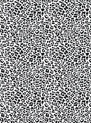 Dywan Wilton - Leopard (czarny/biały)