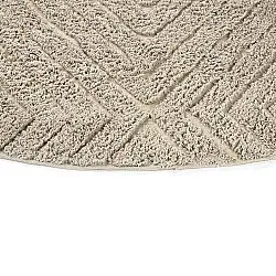 Okrągły dywan - Amberley Natural Cotton Shaggy (beżowy)