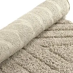 Okrągły dywan - Amberley Natural Cotton Shaggy (beżowy)