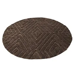 Okrągły dywan - Amberley Natural Cotton Shaggy (brązowy)