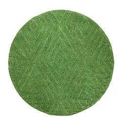 Okrągły dywan - Amberley Natural Cotton Shaggy (zielony)