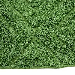 Okrągły dywan - Amberley Natural Cotton Shaggy (zielony)