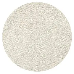 Okrągły dywan - Amberley Natural Cotton Shaggy (białawy)