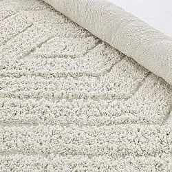 Okrągły dywan - Amberley Natural Cotton Shaggy (białawy)