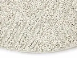 Okrągły dywan - Amberley Natural Cotton Shaggy (białawy)