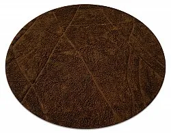 Okrągły dywan - Andrea Natural Cotton Shaggy (brązowy)