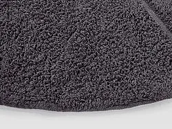 Okrągły dywan - Andrea Natural Cotton Shaggy (czarny)